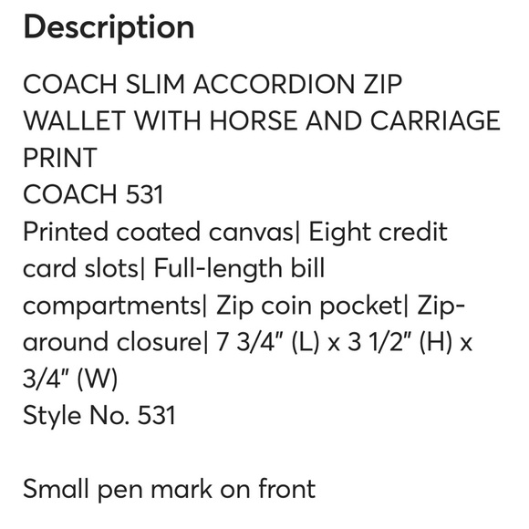 Coach Wallet - Picture 3 of 4